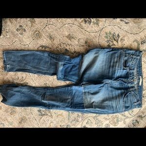 Levi’s with jean patching